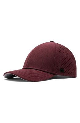 Melin A-Game Hydro Performance Snapback Hat in Heather Maroon 