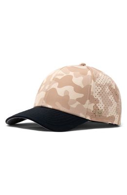 Melin A-Game Hydro Performance Snapback Hat in Sand Camo