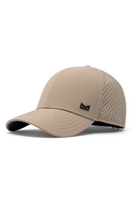 Melin A-Game Icon Hydro Performance Snapback Hat in Khaki