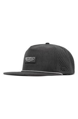 Melin Coronado Brick Hydro Performance Snapback Hat in Heather Charcoal 