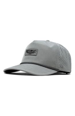 Melin Coronado Brick Hydro Performance Snapback Hat in Heather Grey 