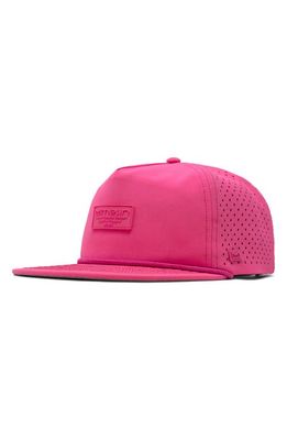 Melin Coronado Brick Hydro Performance Snapback Hat in Hot Pink