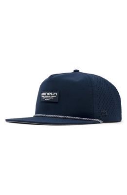Melin Coronado Brick Hydro Performance Snapback Hat in Navy