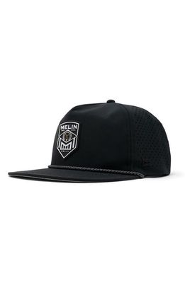 Melin Coronado Hydro Performance Snapback Hat in Black