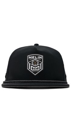 Melin Hydro Coronado Shield Hat in Black