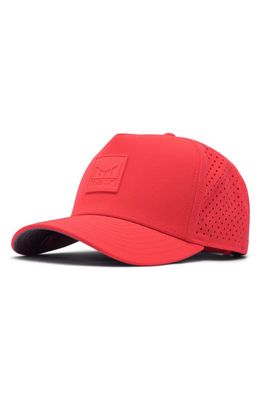 Melin Odyssey Stacked Hydro Performance Snapback Hat in Infrared