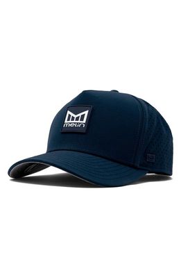 Melin Odyssey Stacked Hydro Performance Snapback Hat in Navy