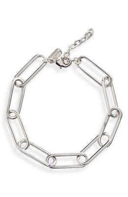 Melinda Maria Carrie Chain Link Bracelet in Silver