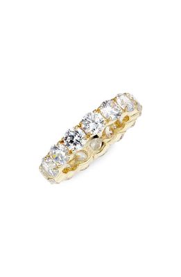Melinda Maria The Grand Heiress Eternity Ring in Gold White Diamondettes