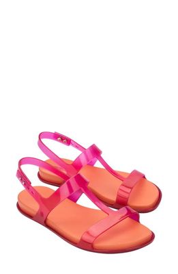 Melissa Adore Sandal in Pink/Orange