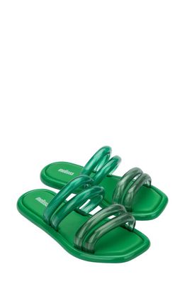 Melissa Airbubble Slide Sandal in Green