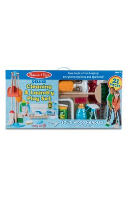 Melissa & Doug Deluxe Cleaning & Laundry Playset in Multi