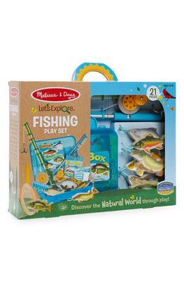 Melissa & Doug Let's Explore Fishing Playset in Blue