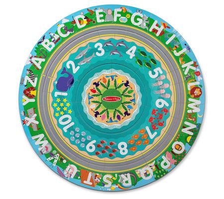 Melissa & Doug Round the Shore Floor Puzzle & P lay Set