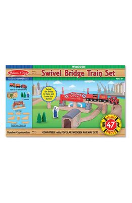 Melissa & Doug Swivel Bridge Train Set in Multi