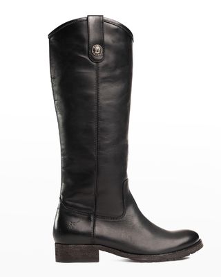 Melissa Button Lug-Sole Tall Riding Boots