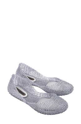 Melissa Campana Papel Flat in Silver