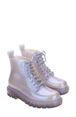 Melissa Coturno Combat Boot in Pearly Lilac