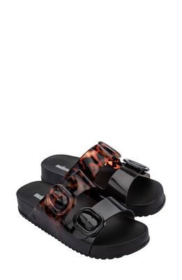 Melissa Cozy Buckle Slide Sandal in Clear/Black