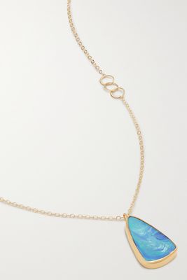 Melissa Joy Manning - 14-karat Recycled Gold Opal Necklace - Blue