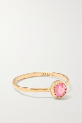 Melissa Joy Manning - 14-karat Recycled Gold Tourmaline Ring - Pink
