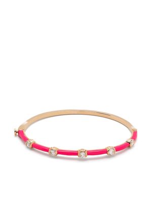 Melissa Kaye 18kt rose gold Zea diamond bracelet - Pink