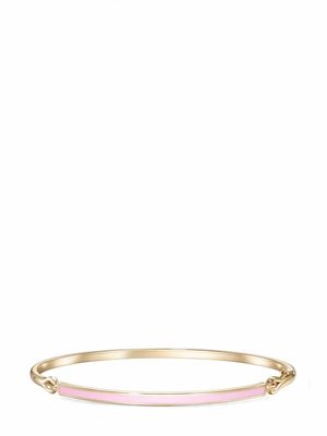Melissa Kaye 18kt yellow gold Marissa Pink Lenox enamel bracelet