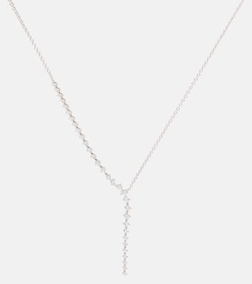 Melissa Kaye Aria Cascade 18kt gold necklace with diamonds