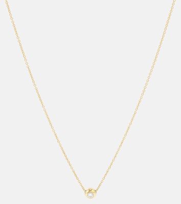 Melissa Kaye Audrey Small 18k gold necklace with diamond