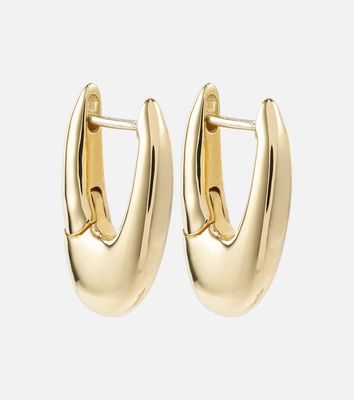 Melissa Kaye Lulu Small 18kt gold hoop earrings