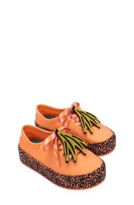 Melissa Kids' Mini Fabula Street Sneaker in Orange