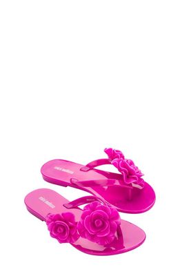Melissa Mini Harmonic Garden Flip Flop in Pink