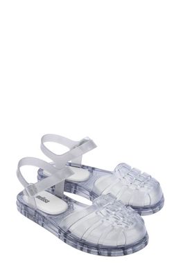 Melissa Obsessed Fisherman Sandal in Clear/White
