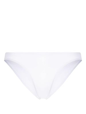 Melissa Odabash Barcelon logo-tagbikini bottoms - White