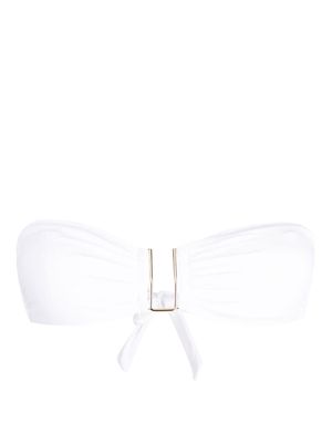 Melissa Odabash Barcelona bandeau bikini top - White