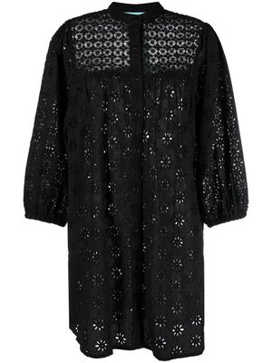 Melissa Odabash Barrie broderie anglaise cotton dress - Black