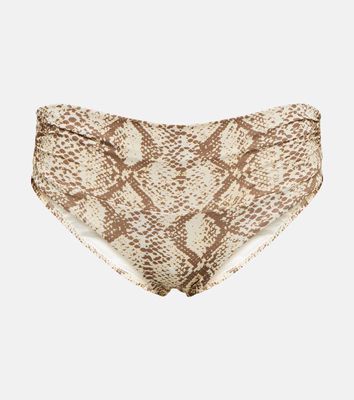 Melissa Odabash Bel Air snake-print bikini bottoms