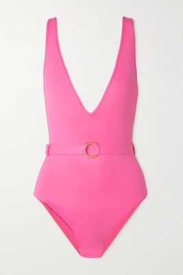 Melissa Odabash - Belize Belted Swimsuit - Pink