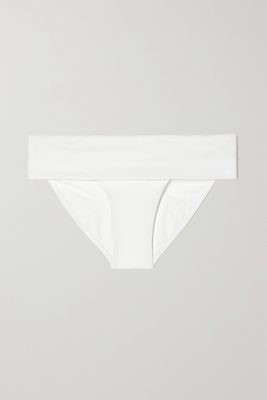 Melissa Odabash - Brussels Stretch-jacquard Bikini Briefs - White