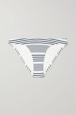 Melissa Odabash - Cali Striped Bikini Briefs - White