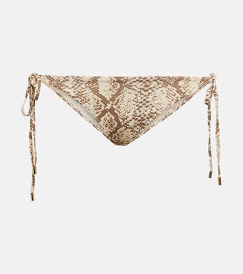 Melissa Odabash Cancun snake-print bikini bottms