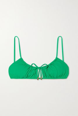 Melissa Odabash - Egypt Cutout Stretch Bikini Top - Green