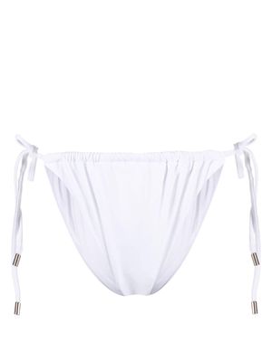Melissa Odabash France ruched bikini bottom - White
