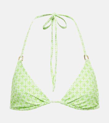 Melissa Odabash Key West printed triangle bikini top