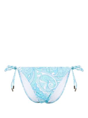 Melissa Odabash Miami paisley-print bikini bottom - Blue