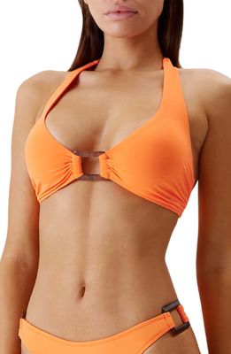 Melissa Odabash Paris Bikini Top in Orange