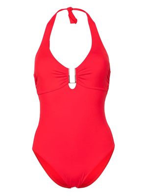 Melissa Odabash Tampa halterneck swimsuit - Red