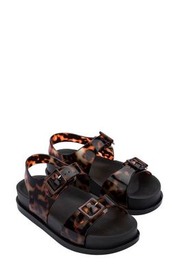 Melissa Platform Sandal in Brown/Black/Tortoise