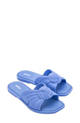 Melissa Plush Slide Sandal in Blue