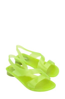 Melissa The Real Jelly Sandal in Green